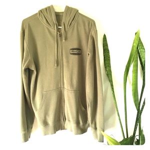 🔥🔥RVCA zip up hoodie 🛹